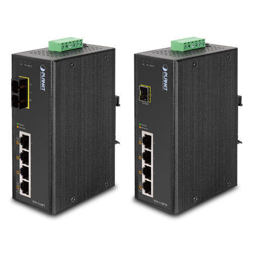 DIN-Rail Unmanaged Fast Ethernet PoE Switch