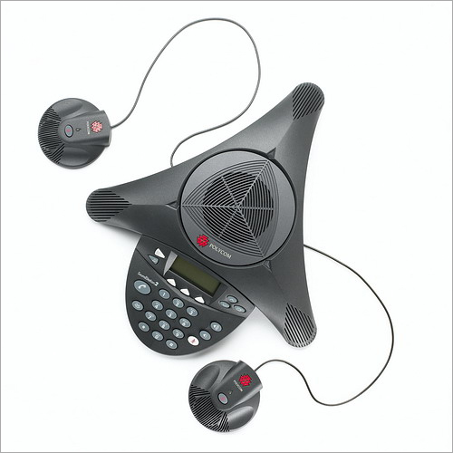 Polycom SoundStation2 Analog Conference Telephone (Expandable) with Extension Microphones