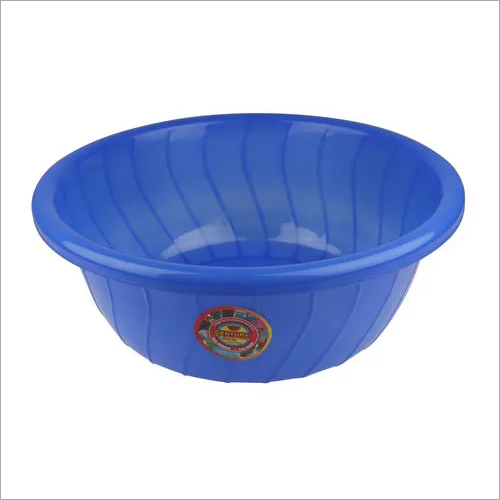 Red Blue Plastic Basin