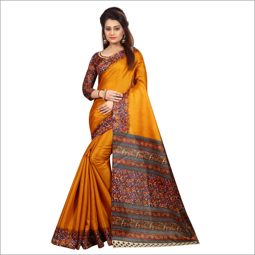 Bollywood Kalamkari Silk Saree