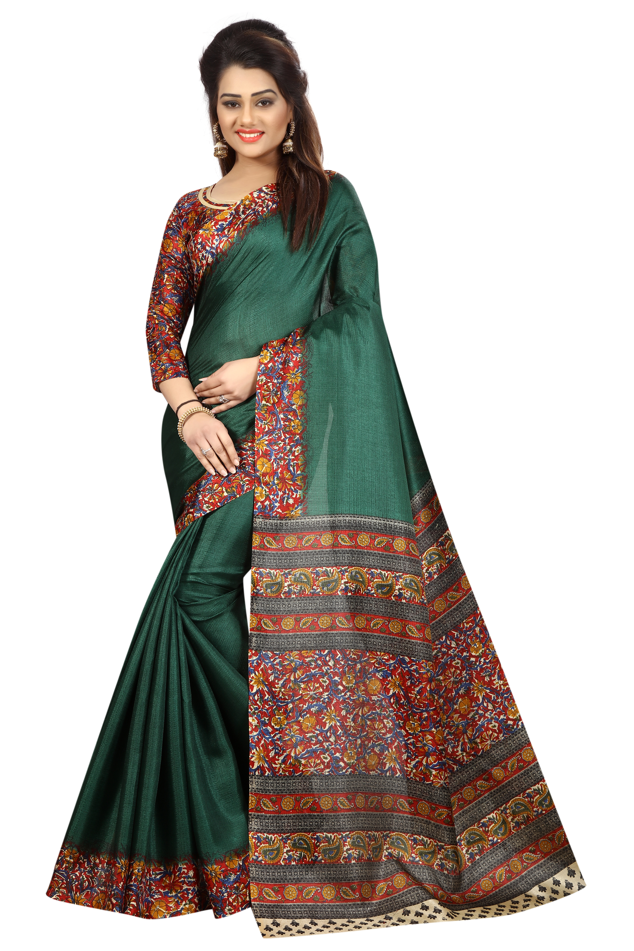 Bollywood Kalamkari Silk Saree