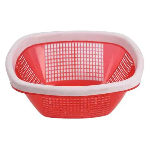 Red Fruit Plastic Basket