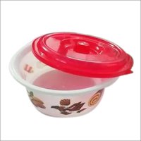 Plastic Chapati Box - Color: Pink & White