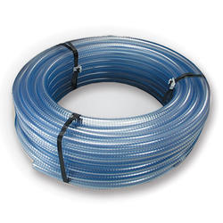 Transparent Orni Pipe - PVC 6-25mm ID, 50m Length, Clear | Flexible, Durable, Chemical Resistant, Lightweight