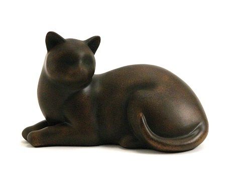 Tabby Cozy Cat Pet Urn