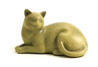 Tabby Cozy Cat Pet Urn