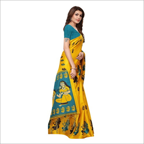 Shabri Kalamkari Silk Saree