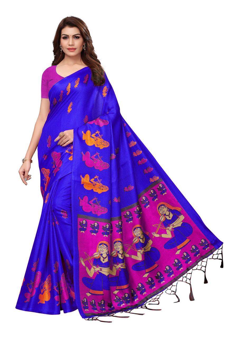 Shabri Kalamkari Silk Saree