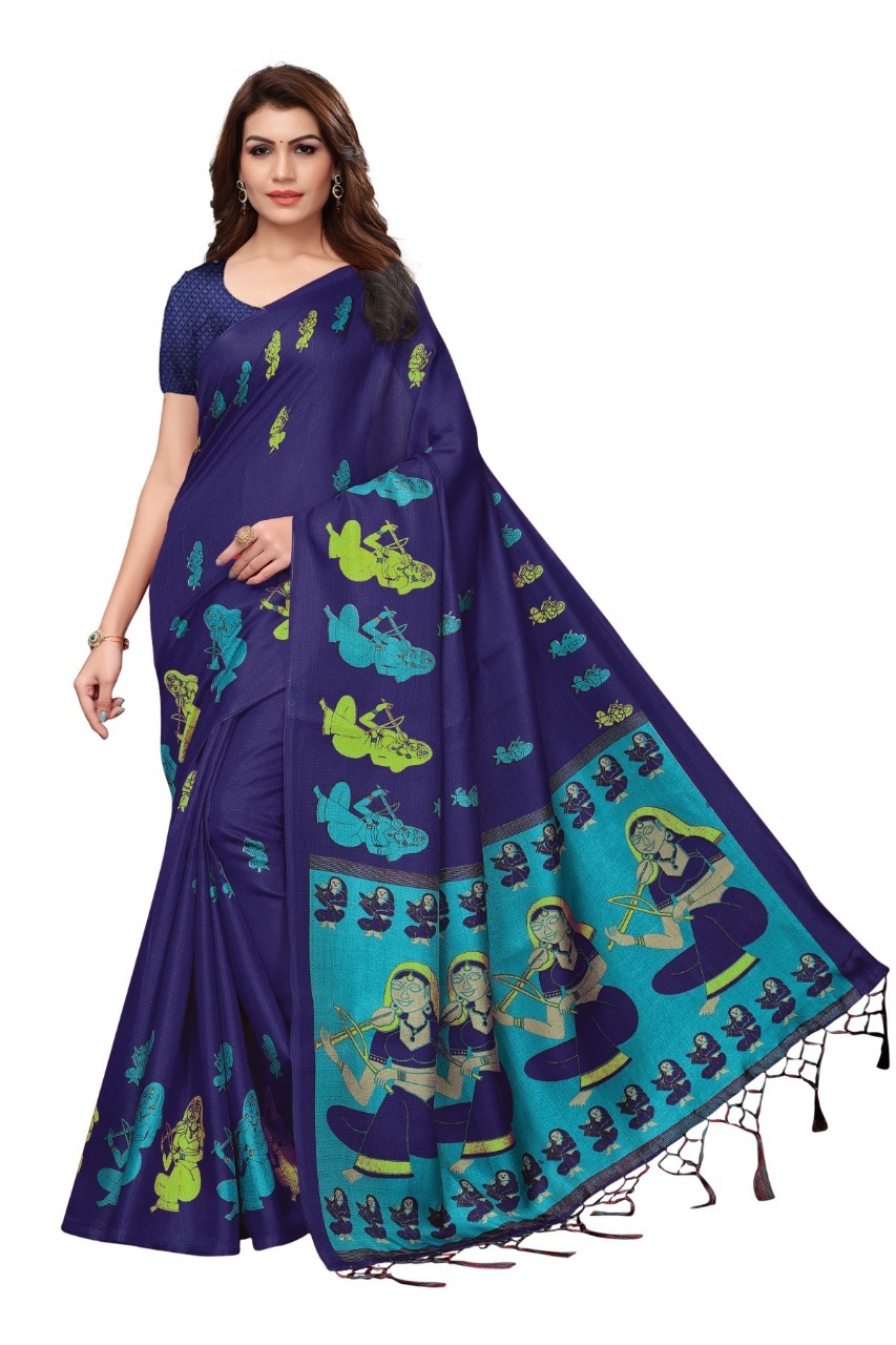 Shabri Kalamkari Silk Saree
