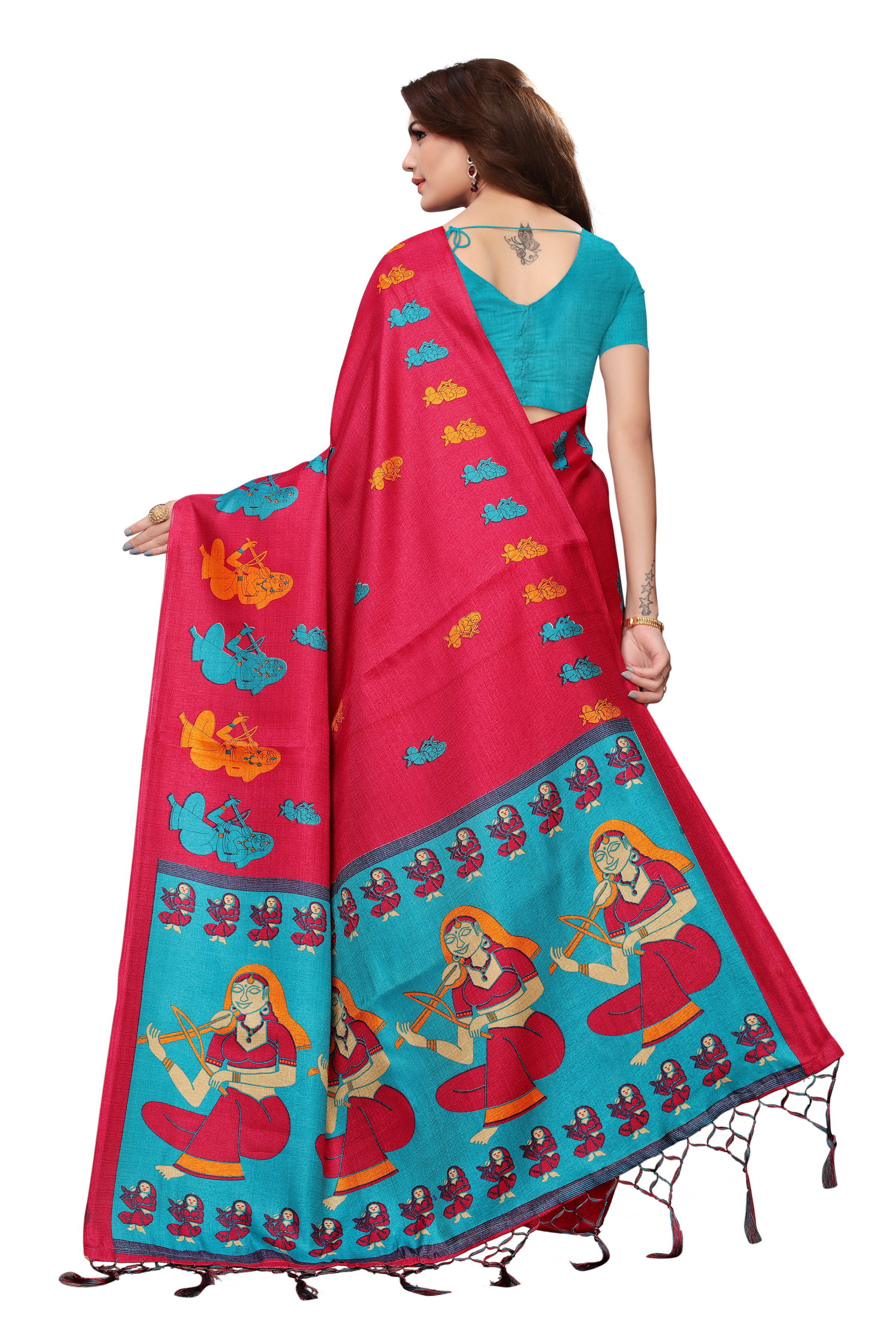 Shabri Kalamkari Silk Saree