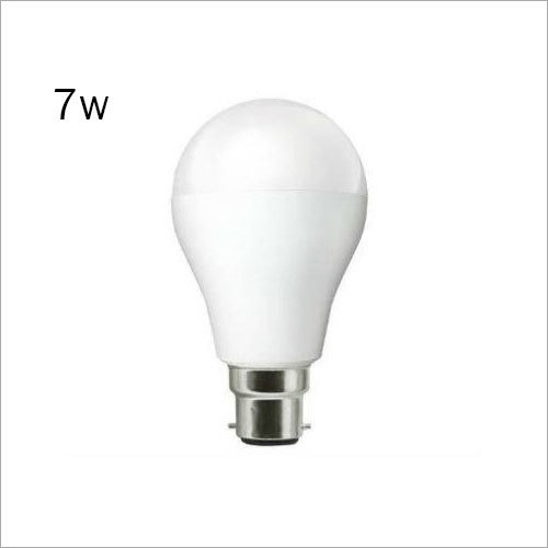 7W LED Bulb - Ceramic Material, 7 Watt Power with Round Shape | Ideal for Home and Outdoor Lighting, Weight 20-40 Grams, Power Factor 0.55