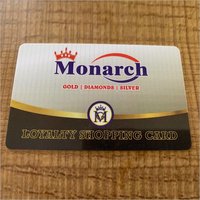Pvc Loyalty Card - .80mm Thickness, Rectangular Shape, Atm Size | Flexible Pvc/plastic, Glossy & Matte Surface, 4 Color Front & Back Printing