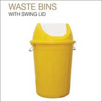 Waste Bin with Swing Lids
