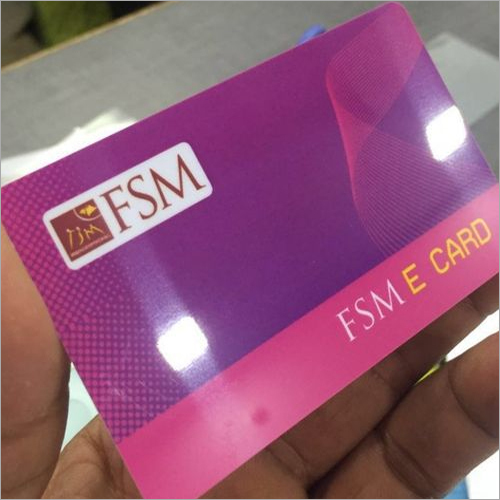 Membership Card Glossy Finish - PVC / Plastic Material, Double Sided / ATM Card Size, 0.80mm Thickness | Smooth Surface, Flexible Hardness, Various Surface Treatments