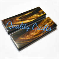 Horn Plates - 100% Natural Horn, Elegant Rectangular Shape, Dishwasher Safe, Smooth Scratch-resistant Finish