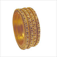 Ladies Brass Plated Bangle Set