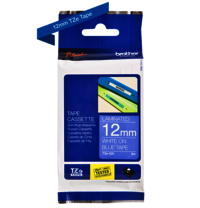 Brother Genuine White on Blue P-Touch Tape(TZe-535)