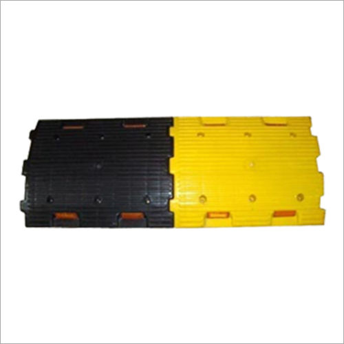 Plastic Road Speed Breaker - Color: Yellow Black