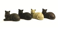 Multi-color Cozy Cat Pet Urns
