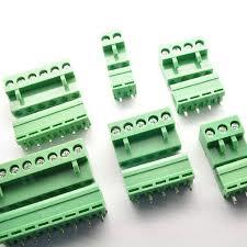 TERMINAL BLOCK GREEN PLUGGABLE