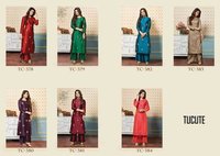 Mix Pure Silk Kurti