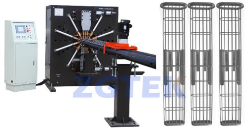 Oval Filter Bag Cage Making Machine Line