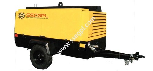 Black And Yellow Air Compressor