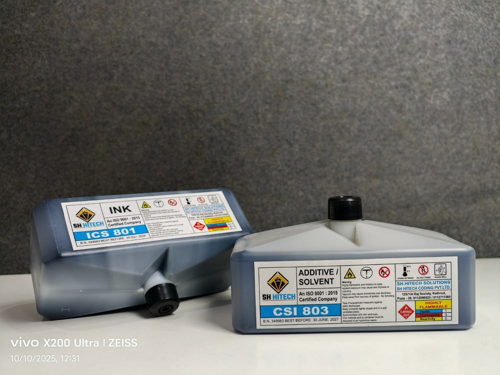 Domino Printer Ink - Color: Black