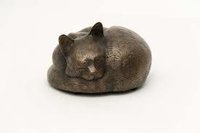 Pet Cremation Ashes Urn 'Sleeping Cat'