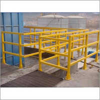 Frp Handrail - Bar Design, Waterproof Yellow Finish | Easy Installation, High Strength, Customizable Dimensions
