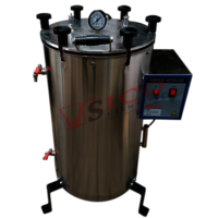 Vertical Double Walled Wing Nut Autoclave Chamber Size: 22 Liters	40 Liters	50 Liters	78 Liters	98 Liters	155 Liters