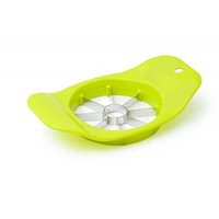 Apple Cutter - Non-toxic Plastic With Stainless Steel Blade , 8 Even Slices, Red, Lightweight, Easy To Use, Scratch Proof, Eco-friendly Design
