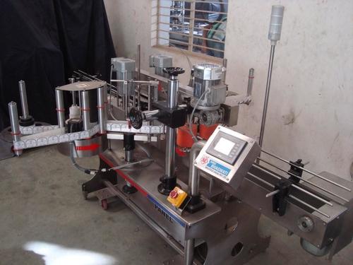 AUTOMATIC SELF ADHESIVE DOUBLE SIDE STICKER LABELING MACHINE