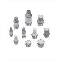 Air Silencer - Brass Material, 12-16 Mm Thickness, Weighs 310 Grams | Silver Color, Ideal For Industrial Applications