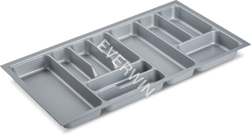 Grey Pvc Cutlery Tray