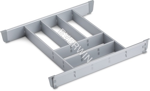 Grey Cutlery Tray Metal