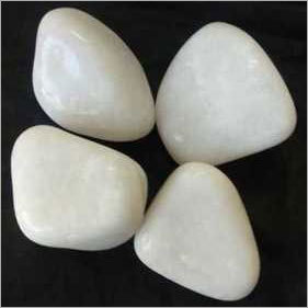 White Jambo Polished Pebbles 40-60mm