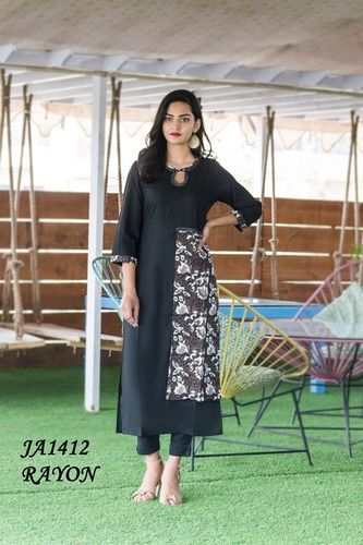 A-Line Rayon Kurti