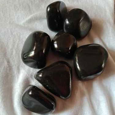 Black jmabo polish Pebbles 40-60mm