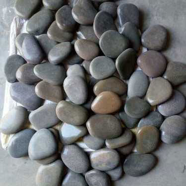 Natural River Flat Polish Pebbles