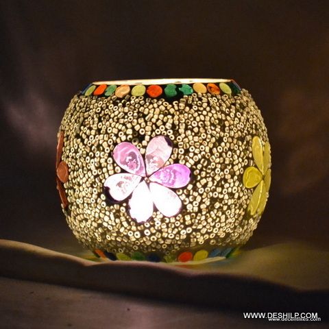 MOSAIC CANDLE VOTIVE