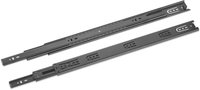 Telescopic Drawer Channel - Plastic, Black | Durable, Easy To Clean, Eco-friendly, Lightweight, Indian Style