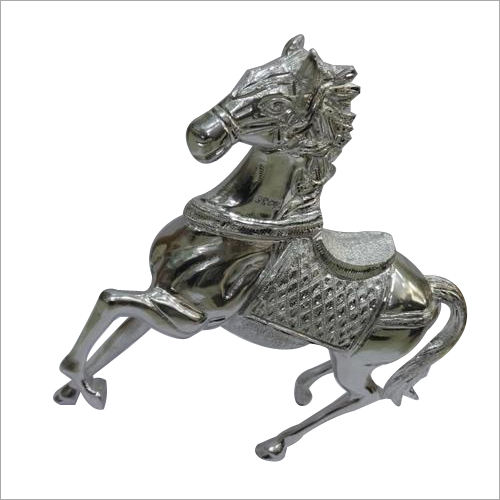 Silver Horse Statue