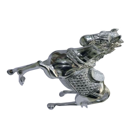 Silver Horse Statue
