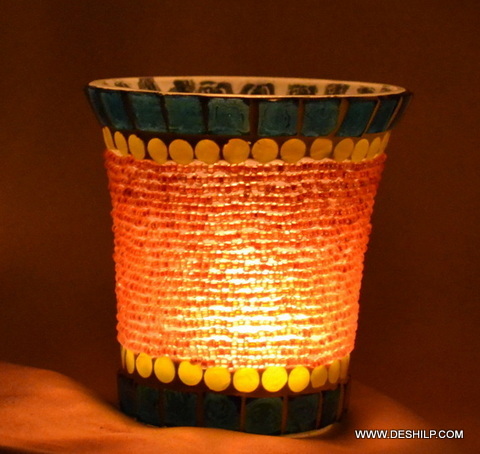 Crystal SMALL T LIGHT CANDLE HOLDER