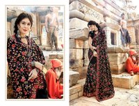 Embroidery Work Designer Sarees