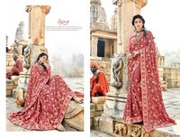 Embroidery Work Designer Sarees