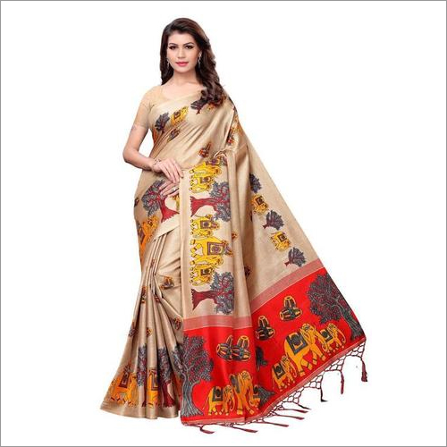 New Designing Baraat Kalankari Saree