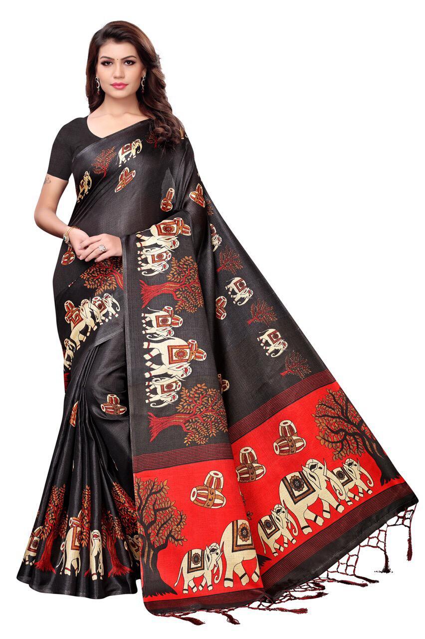 New Designing Baraat Kalankari Saree