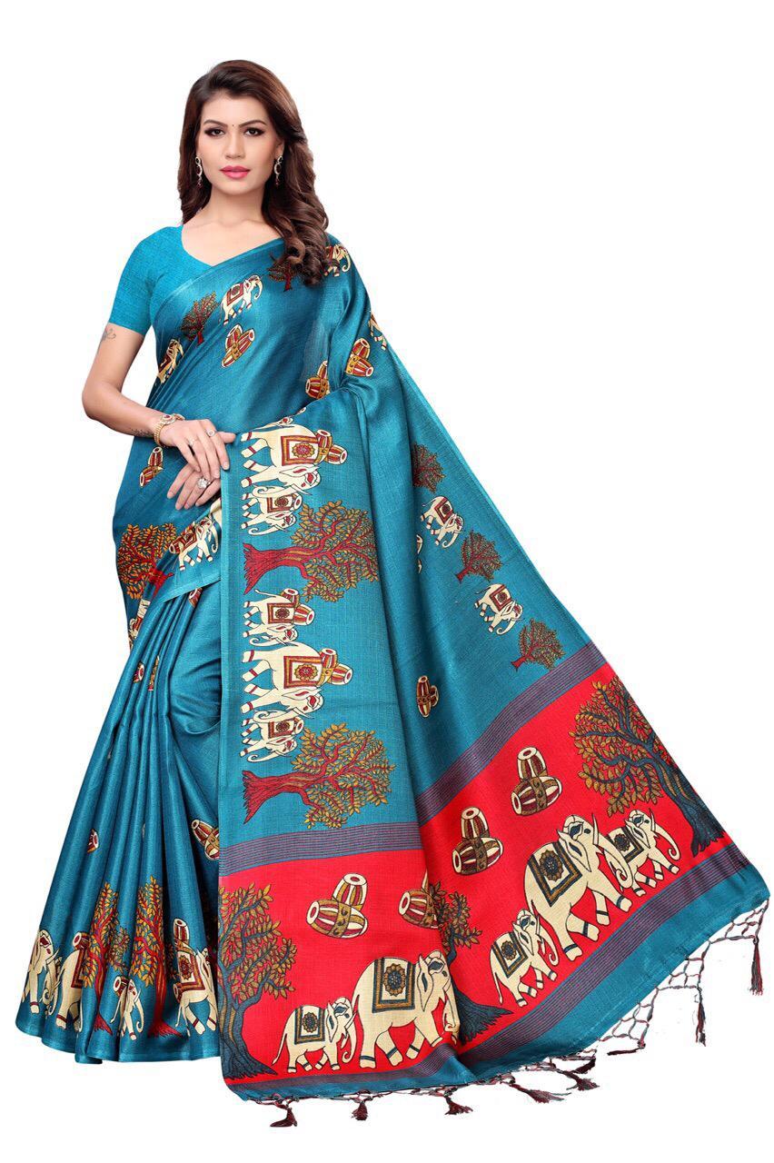 New Designing Baraat Kalankari Saree